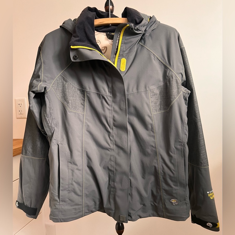 Mountain Hardwear Black and White Jacket